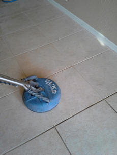 Grout Cleaning Example